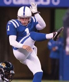 COLTS NOTES STARTING POSITION MATHIS EARNS ED BLOCK COURAGE AWARD Colts punter Pat McAfee has had a good run in the 2011 campaign as he has totaled a 46.