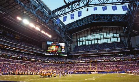 COLTS NOTES INDY TO HOST SUPER BOWL For the first time in NFL history, America s biggest game will be hosted in Indianapolis. Super Bowl XLVI wil be showcased at Lucas Oil Stadium on Feb. 5, 2012.