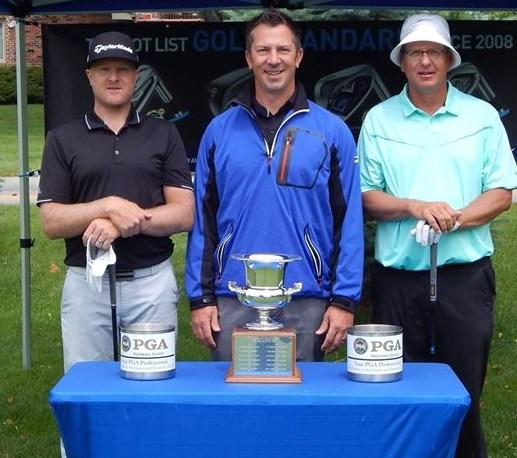 The team portion of the event featured a two-net best ball format and it was a run-away victory by the team of Jon Petersen, PGA of Tiburon G.C.