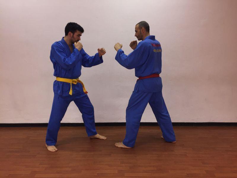 The guard to train Phan Don in the basic way The guard to train Phan Don with realism This kind of training can be apply even for other kind of program of Vovinam following the same principles, as I