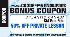 areas offered a Grade 6 Coupon, which the SnowPass holder canuseduringthe2009/2010skiseason.
