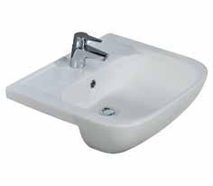 recessed basins are usually used with vanity units or