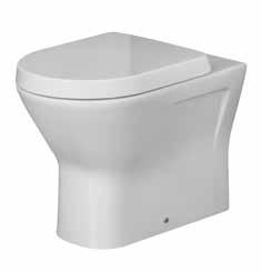 RESERVA 555 WALL FACED TOILET PANS RA-RS1114 P-trap complete with quickrelease