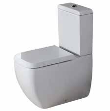 This makes the ability to keep the toilet clean simple, while at the same time avoiding dirt