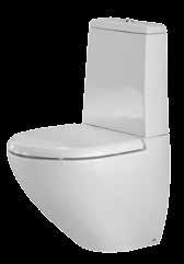 RA-RE1224P P-trap complete with quickrelease soft-close toilet seat RA-RE1224S S-trap complete