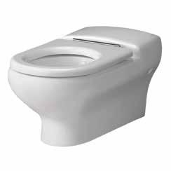 complete with quickrelease soft-close toilet seat RA-CO1145P P-trap complete with Care toilet seat without lid 195