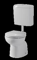 with toilet seat only (no lid) 385 225 480 330 350 Refer to our website for inwall