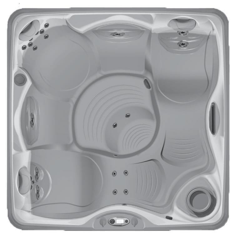 SPA FEATURES x CAPITOLO 1. Air control 2. Spa-side control panel 3. Filter compartment* 4. Temperature sensor 5. Euro Directional jets 13 10 5 6 9 10 7 6. ADAPTAFLO jets 7. ADAPTASSAGE Jets 8.