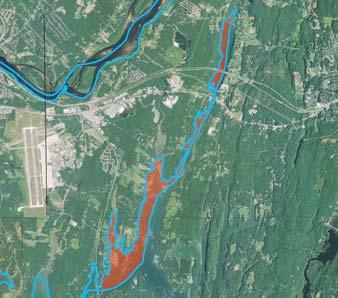 2.f. New Meadows River The New Meadows River is the easternmost extent of Brunswick s coastal waters, and provides the border between Brunswick and the neighboring towns of Harpswell and West Bath.