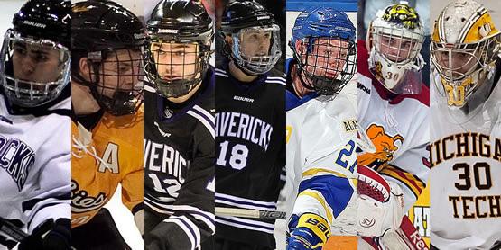 2015 Hobey Baker Award #WCHA Seven men s Western Collegiate Hockey Association (WCHA) players are among the 59 candidates on the initial fan ballot for the 2015 Hobey Baker Award, given annually to