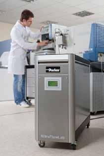 Product Information Sheet NitroFlow Lab for LC/MS Nitrogen on demand, up to 32 lpm The Parker Balston NitroFlow Lab is a self contained generator that produces up to 32 lpm of pure LC/MS grade