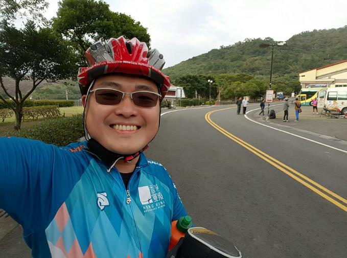 Marco Li MANAGER MARKETING AND CO-OWNER Photo taken at the finish line!! Yeah! We did it! We all completed 145 km in Kenting. What an absolutely amazing experience!