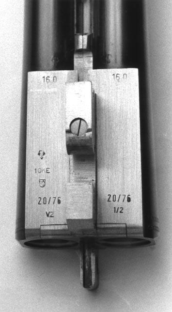Chamber Length Gauge or Caliber Choke Designation Drilling Rifle Caliber Figure 11-Gauge, Chamber Length and Choke Designation Chamber lengths are identified by the numeral 70 or 76.