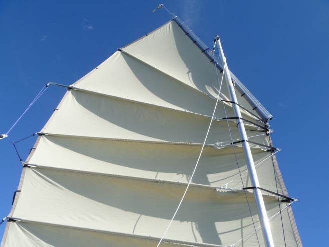 Method 2: In case you have not gone through the Chapter 3 procedure, but only want to grab a master sail that you like, and scale it to your needs, just follow the rules: The Area Scale Factor = When