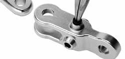 Clevis Pin Pin-to-Pin Length 5 /16" (7.9 mm) 2 1 /8" (54 mm) 3 /8" (9.5 mm) 2 5 /8" (66.5 mm) 7 /16" (11.