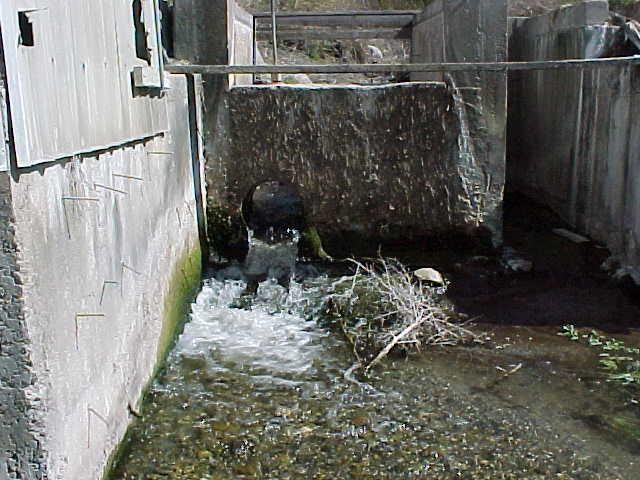 Figure 23: Water diversion on Antoine Creek