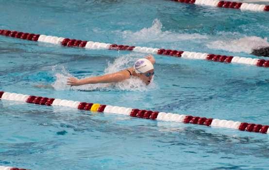 Anne Steele (2011 Senior) swimming the 100 Fly in Short Course Sectionals. Anne Steele (Seven Lakes High School) 1.