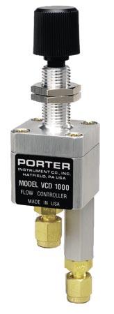 Porter Flow Controller This controller provides constant low gas ow regardless of the pressure down stream.