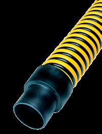 Style No: 9SFTPUXHW Medium Duty Material Handling Hose Static Conductor* A flexible conductive hose designed to allow for safe grounding during wet and dry material transfer operations.
