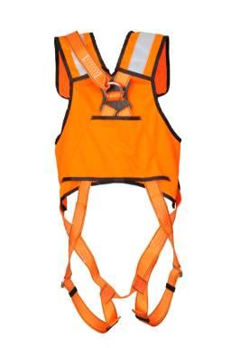 Safety harness with vest HIGH VISIBLE VEST HIGH VISIBLE WEBBING regulating front dorsal P-30HV+ HIGH VISIBLE SAFETY HARNESS WITH VEST EN 361 Ref.