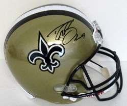 New Orleans Saints Archie Manning Signed Pro-Style Black Custom Jersey Steiner (BWU001IS) $346 Drew Brees Autographed New Orleans Saints FS Helmet PSA/Brees Hologram (BWU001IS) $376 Drew Brees