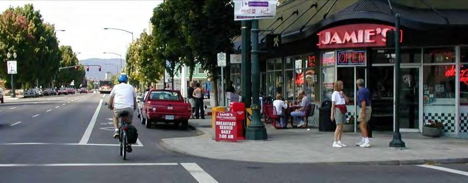 Portland, OR A complete street accommodates many uses and provides for all purposes of a street: Mobility