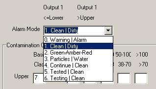 These two standards are similar except for terminology and reporting format. The actual numeric sizes and class thresholds are the same. 12.7.3 Alarm Mode Figure 12.