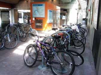 2 Existing conditions Table 3: Bicycle parking offered at BART stations Parking Type Bicycle rack (outside fare gates) Bicycle rack (inside fare gates) Bicycle lockers (keyed) Bicycle lockers