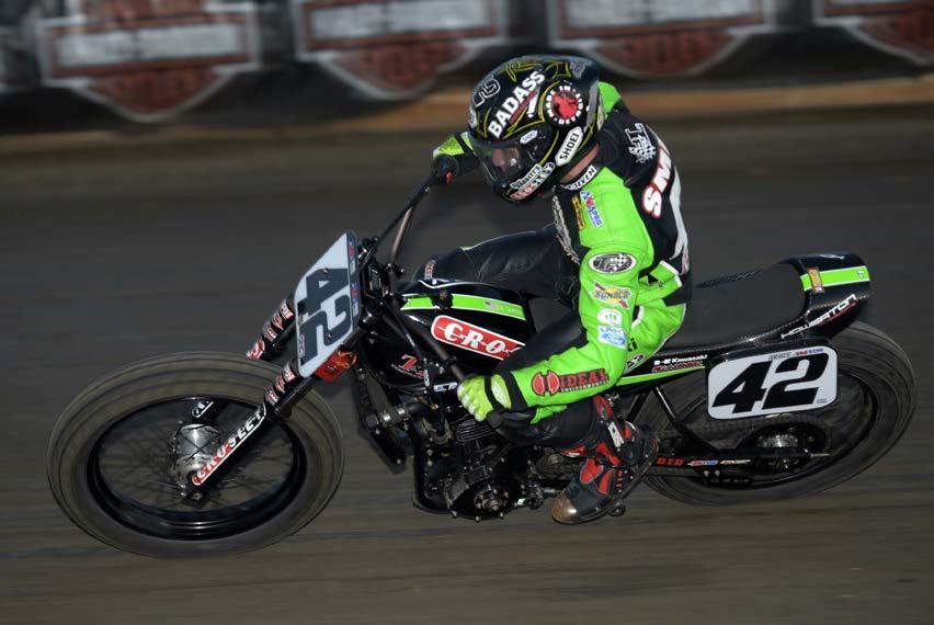 ROUND 11 / AUGUST 9, 2016 BLACK HILLS SPEEDWAY / RAPID CITY, SD FLAT TRACK AMA PRO FLAT TRACK SERIES P94 Bryan Smith regained the points lead... barely. World) rounded out the top 10.