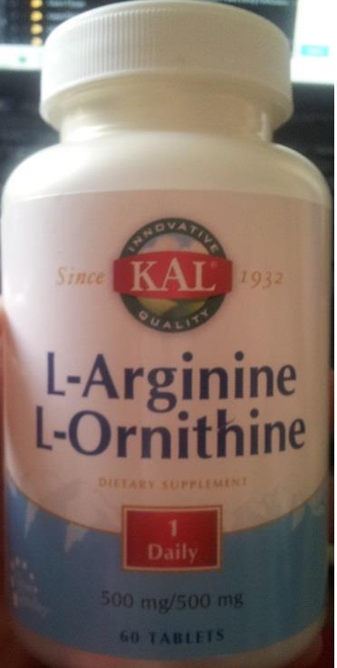 L Arginine + L-Ornithine L-Arginine + L-Ornithine are amino acids. Amino Acids are what combine to create protein.