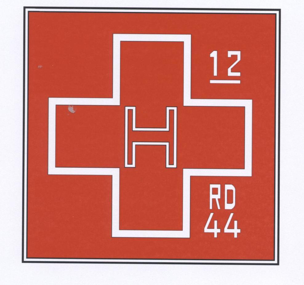 HOSPITAL MARKING Alternative Optional Markings recommended for areas that experience