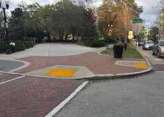 Driveway/Sidewalk Considerations: Sidewalks should remain at one level and less than 1:12 cross slope when crossing a driveway, making it easier for people with wheelchairs and other walking aids to