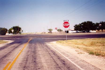 Distances between rumble strips are 4 ft, 6 inches (1.4 m).