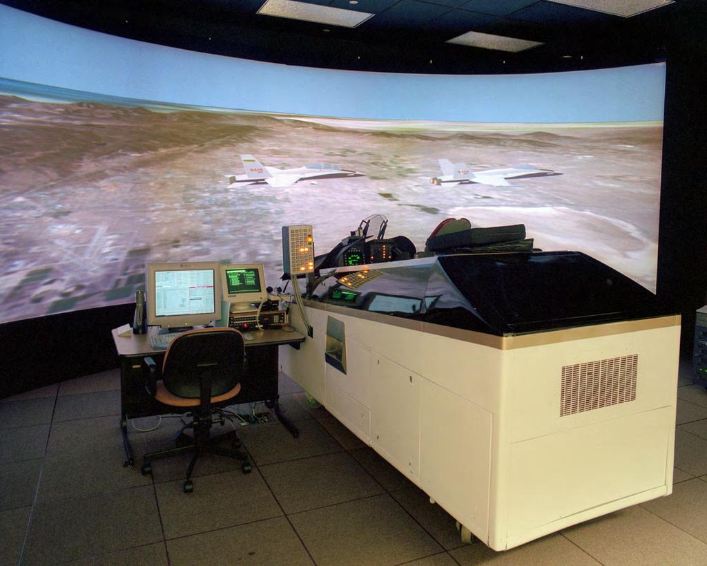 Training Fighter Pilots Off-Air Flight simulator high-fidelity