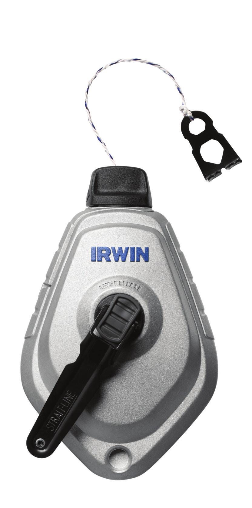 IRWIN STRAIT-LINE IRWIN STRAIT-LINE has manufactured chalk reels designed with the end-user in mind for more than 50 years.