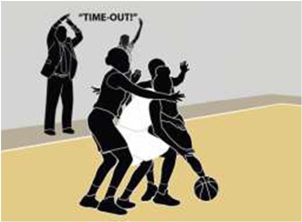 Points of Emphasis GRANTINGTIME-OUTS In PlayPic A, the official incorrectly grants a time-out without player