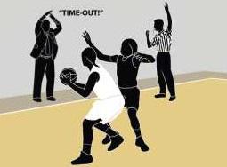 When a secondary official sees or hears a request for a time-out, that official needs to ensure the ball status