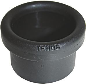 The sealing cap hinges from the integral mounting base gasket. Made from robust UV stabilised polypropylene.