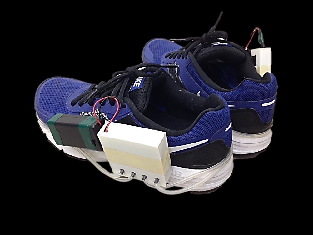 Battery Signal processing unit Heel Bottom Side Meta45 Meta12 Fig. 1: An overview of the smart shoe design.