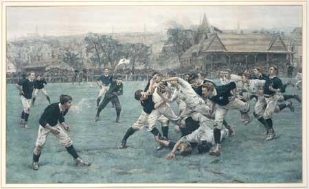 RUGBY:ORIGINS -William Web Ellis, a clergyman, is considered to be the inventor of this sport.