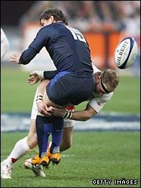 RUGBY TACKLING: Tackling is the only way of legally bringing down your opponent when your opponent is