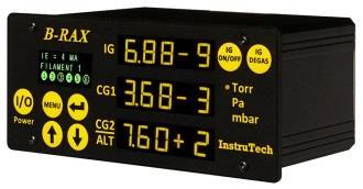 1.4 Part Numbers B-RAX 3200 Vacuum Gauge Controller 3 channel pressure display vacuum gauge controller.