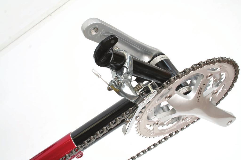 ~ front derailleur We will start with the front derailleur, as it is easier to adjust, and gives you a good start for the rear.