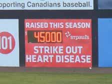 PAUL S STRIKE OUT HEART DISEASE The Vancouver Canadians have led the charge in supporting St.