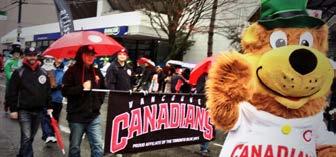 attended 83 community events throughout the 2015 year, including the Rogers Santa Claus Parade,