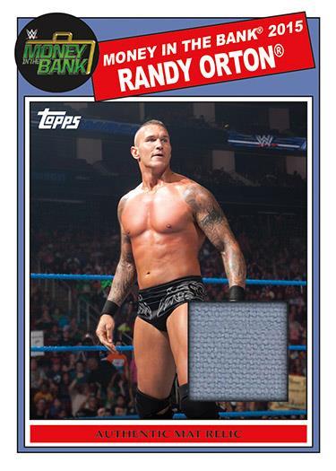 parallels WrestleMania 31 Turnbuckle Pad Relics: Pieces of the Money in the Bank 2015
