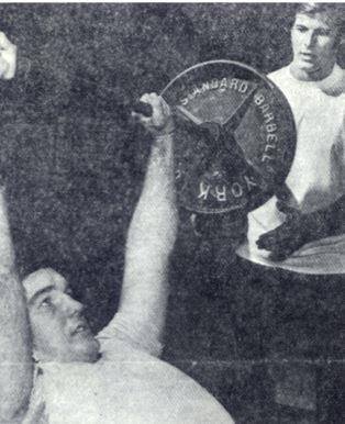 Nebraska s Bob Devaney was one of the first head coaches in history to have his football team lift weights during the season. (Fig.