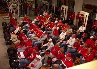 27) The Husker Power Club has a demonstration each homecoming for members Mike Arthur was named the National Strength and Conditioning Coach-of-the-Year by the Professional