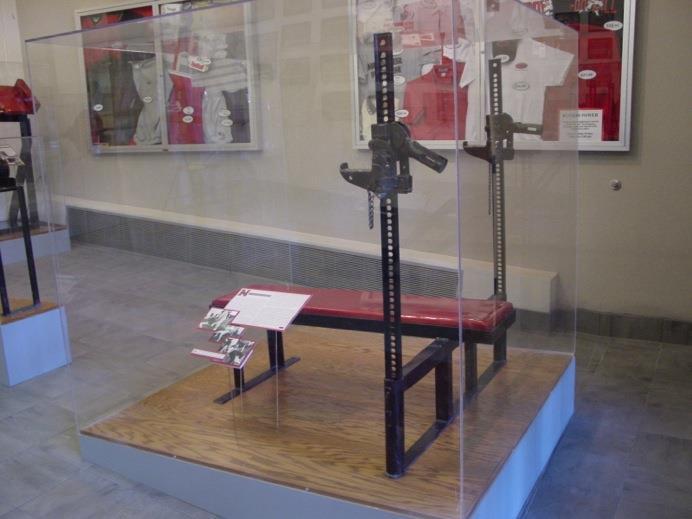 51) Lutcher Stark Museum The University of Nebraska sent the Jack Bench to the Lutcher Stark Museum to be displayed.