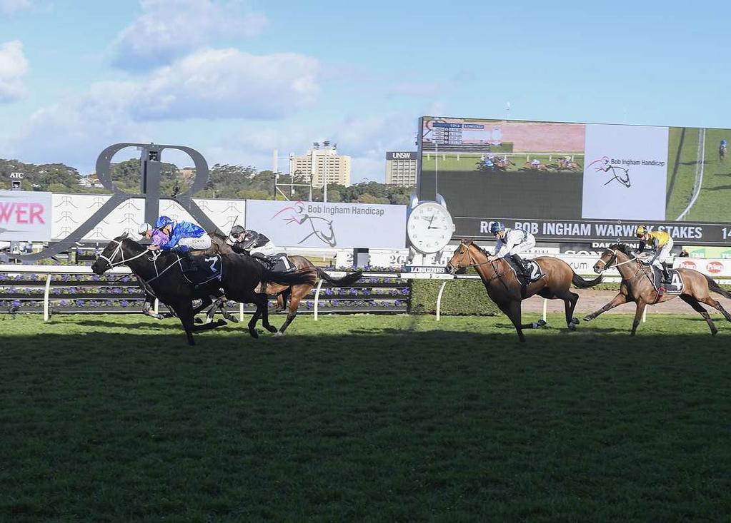 to in Bob Ingham. Foxplay s second in the Gr.2 Bob Ingham Warwick Stakes was also a thrill with both Magic Millions graduates identified by stable bloodstock agent Guy Mulcaster.